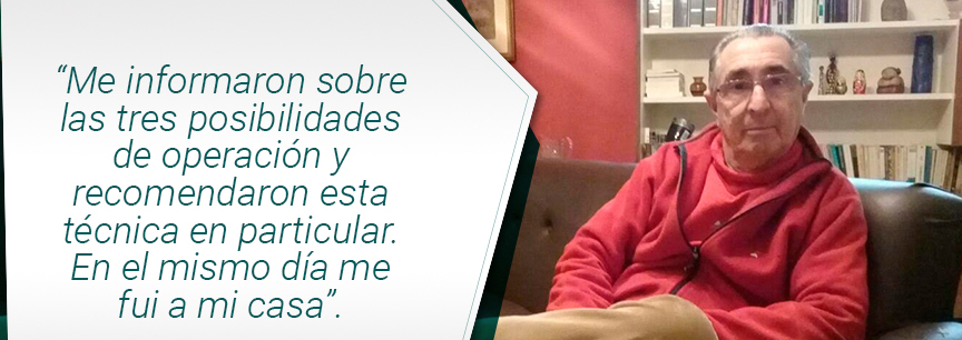 CASO 22: Jorge C. 74 años. Cirugía percutánea para la reparación del Tendón de Aquiles